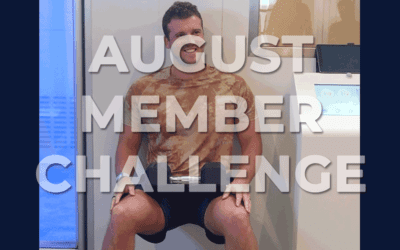 August Member Challenge: Weighted Wall Squats!